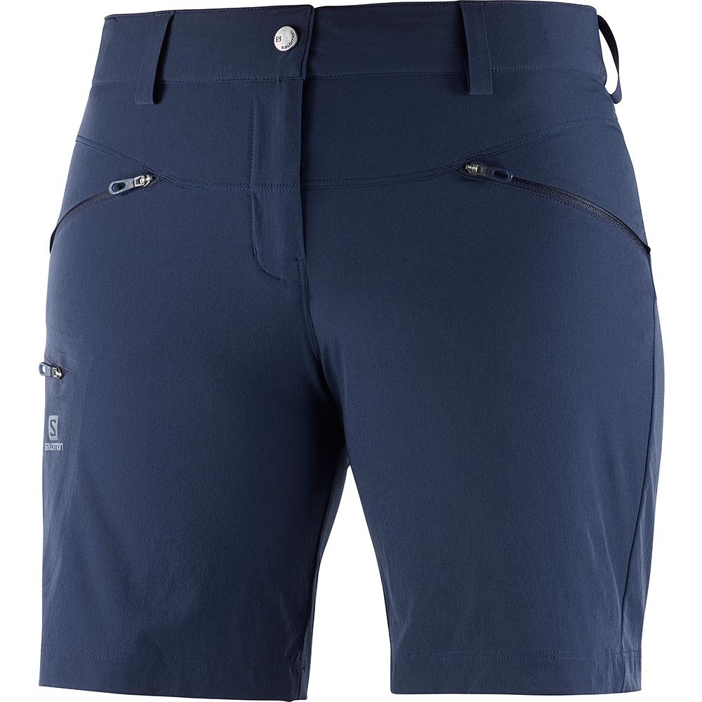 Salomon Israel WAYFARER W - Womens Shorts - Navy (IBJH-97562)